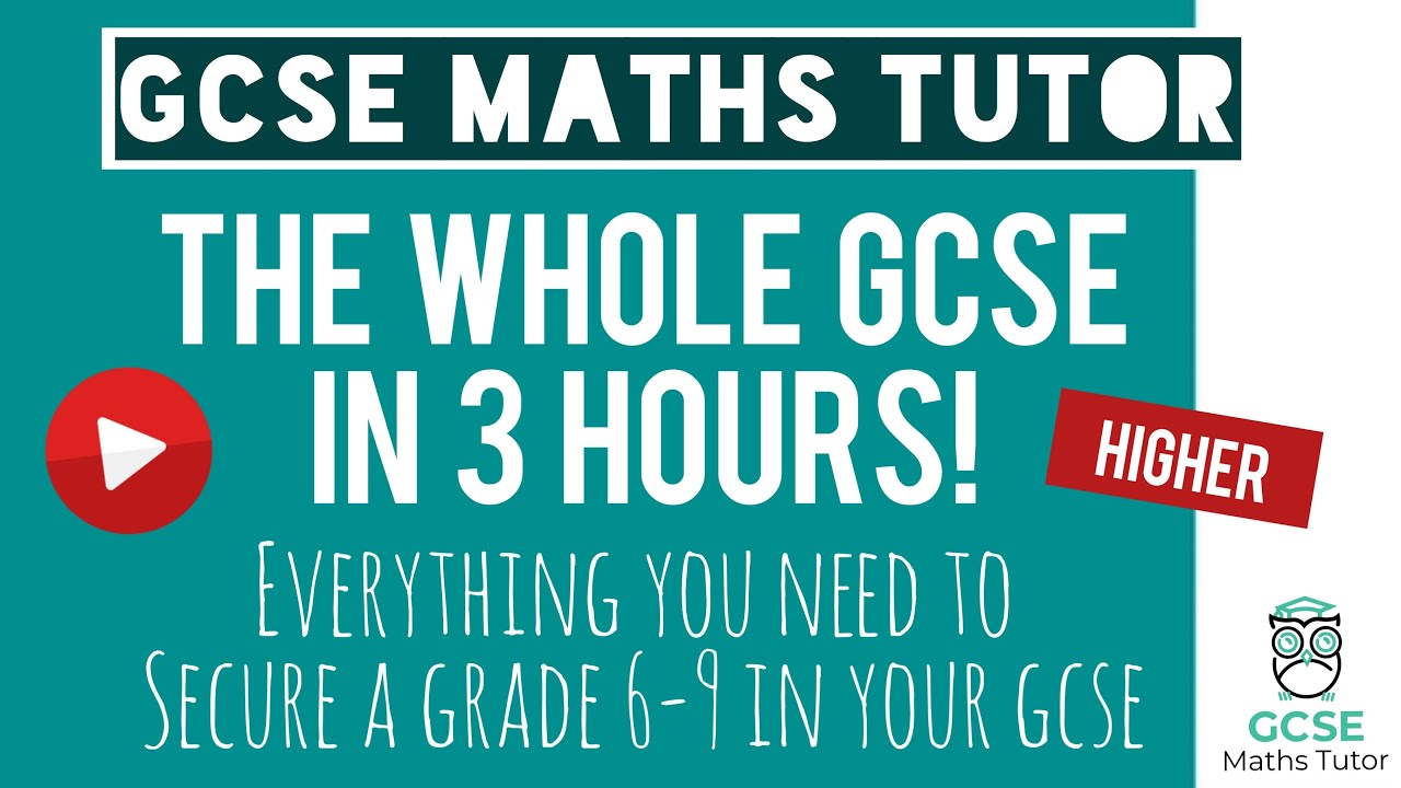 Comprehensive GCSE Maths Revision for Grades 6-9: Higher Tier Topics for Edexcel, AQA, & OCR