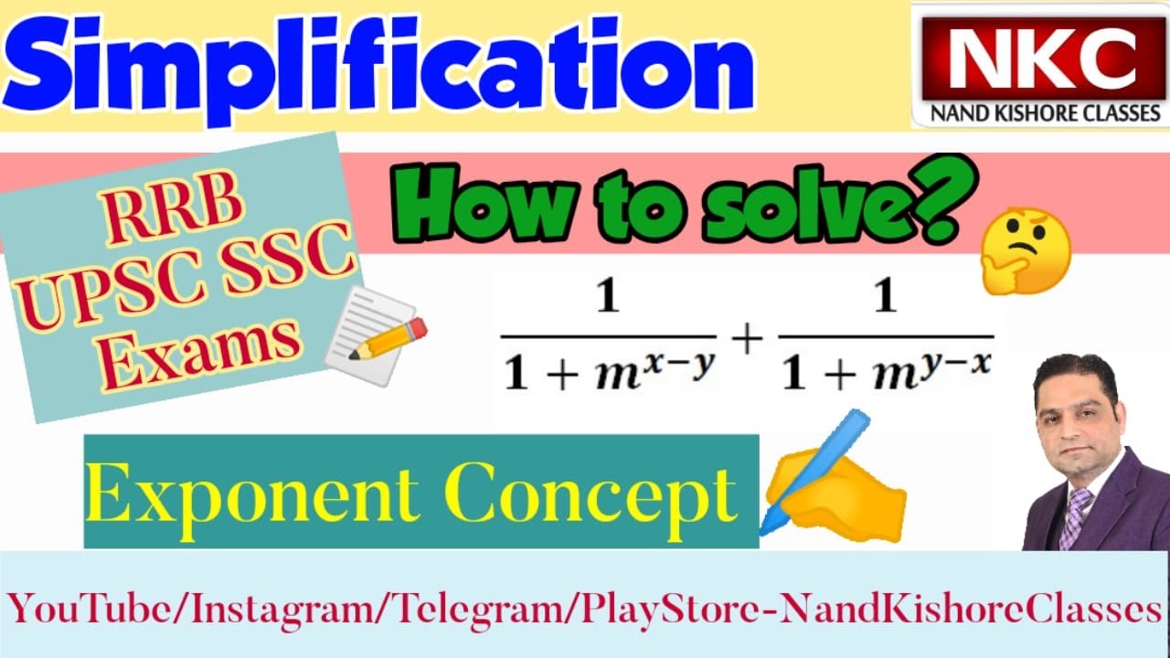 Understanding Exponents: Key Concepts and Simplification Problems for Competitive Exams