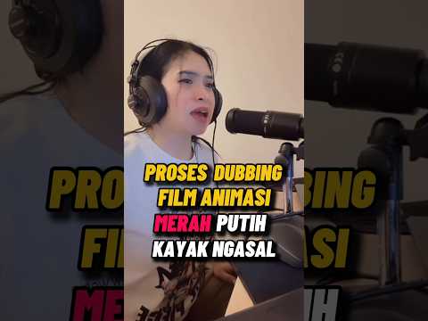 Ternyata Dubbingnya Di Kamar? | Intip Proses Dubbing Film Merah Putih! #shorts