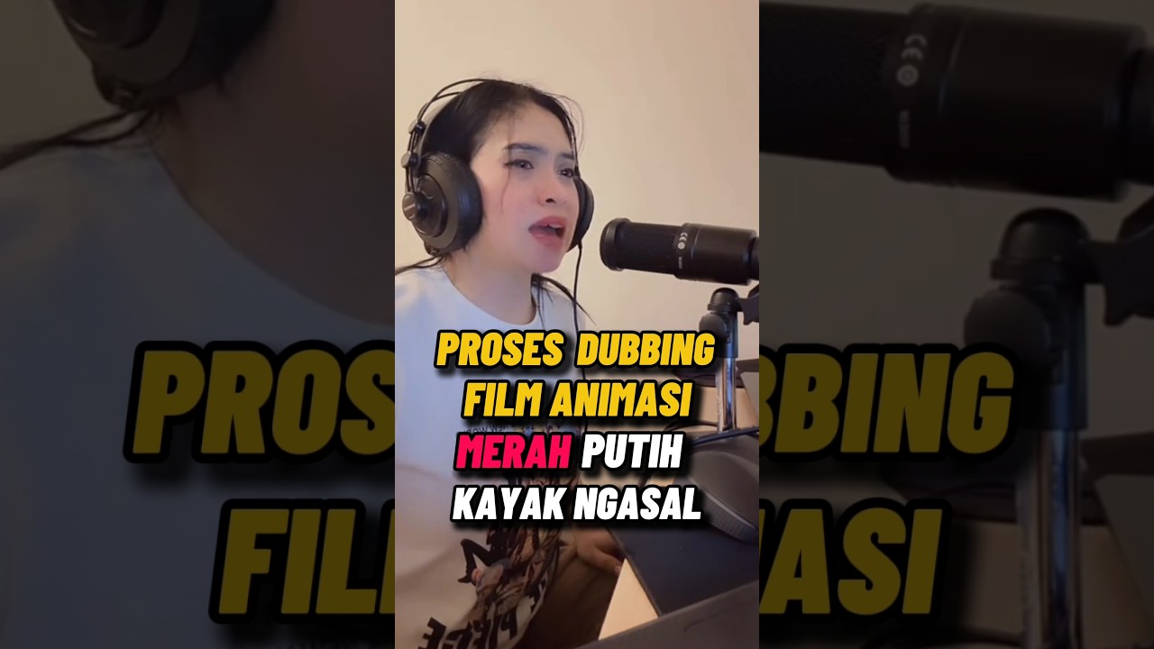 Ternyata Dubbing Film Merah Putih Dilakukan di Kamar? 🎬 | Intip Proses Unik Dubbingnya! #shorts
