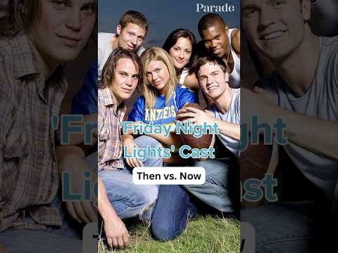 The cast of #FridayNightLights, then and now 🏈 #tvshows #early2000s #celebrities #actors