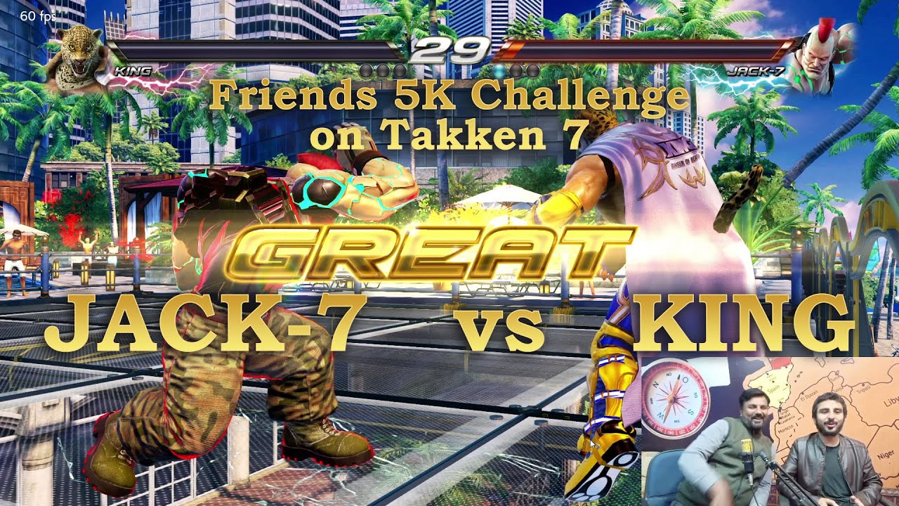 5K Tekken 7 Challenge: KING vs JACK 🥊