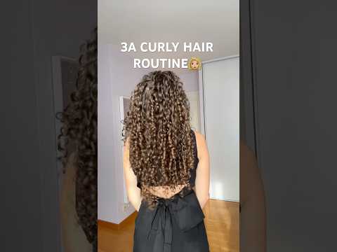 3A Curly hair routine👩🏼‍🦱 #curlyhair #curlyhairroutine #hairtok #hairtutorial #cheveuxbouclés