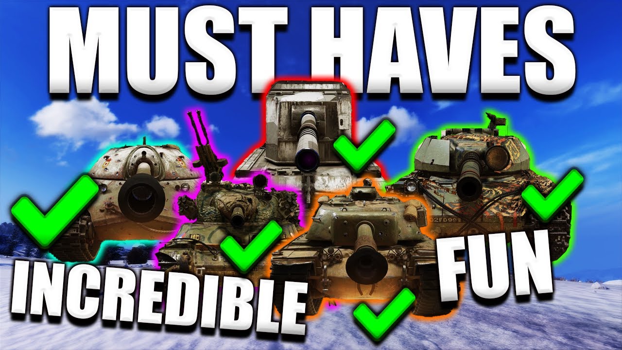 TOP 5 Top 5 Must-Have Tanks in World of Tanks Console 🚀