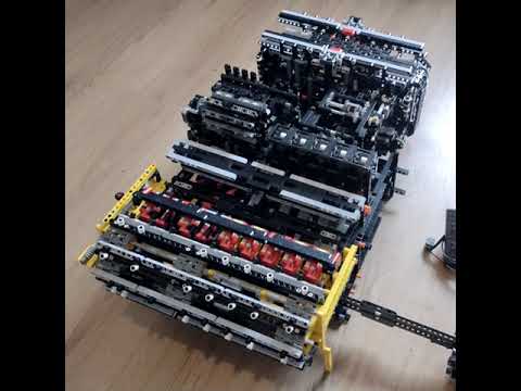Lego Turing machine simulator WIP closeups