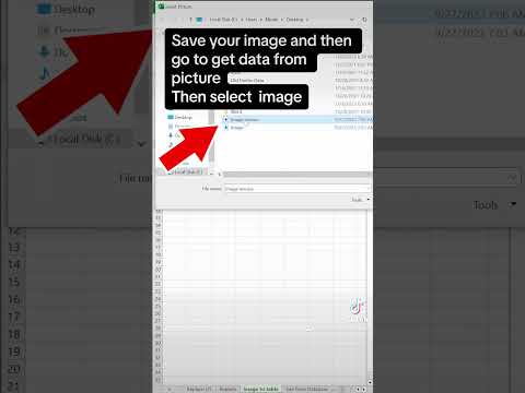 Excel tip to convert image to data table with get data from picture