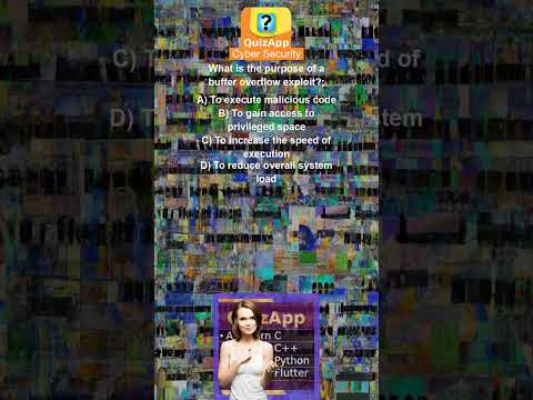 Cyber Security What is the purpose of a buffer overflow exploit