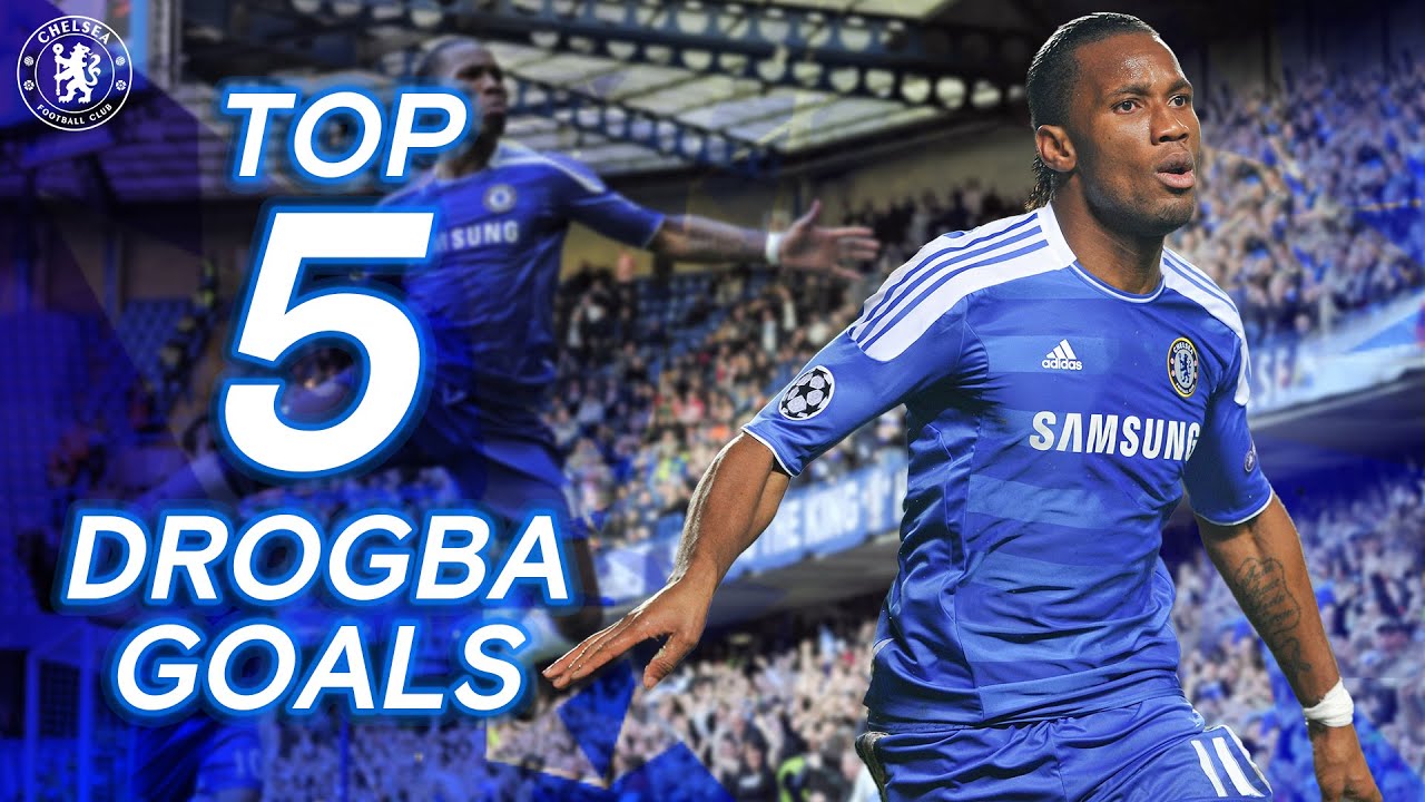 Didier Drogba's Top 5 Unforgettable Chelsea Goals ⚽ | Best Moments Compilation