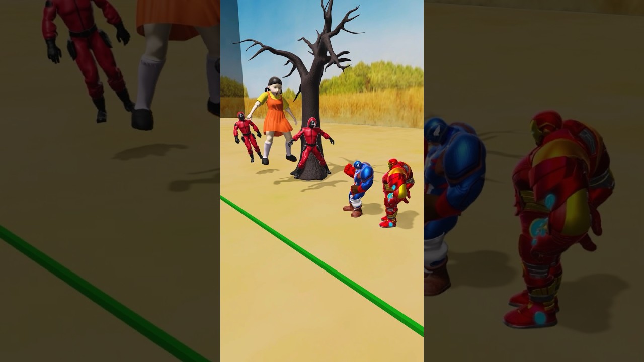 Iron Man in Squid Game Challenge ๐ฆพ