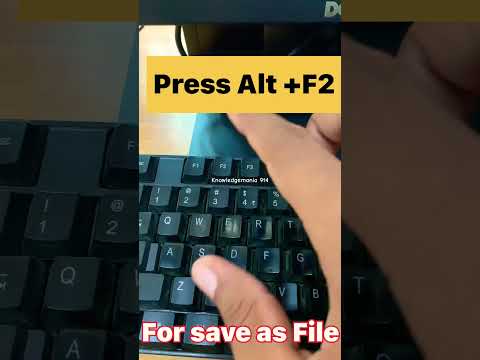 Save As shortcut key in excel #shorts #exceltips #shortcutkeys #viral