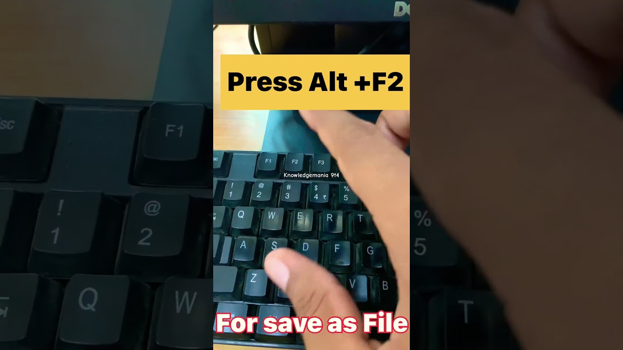 Excel Save As Shortcut Key | Quick Tips