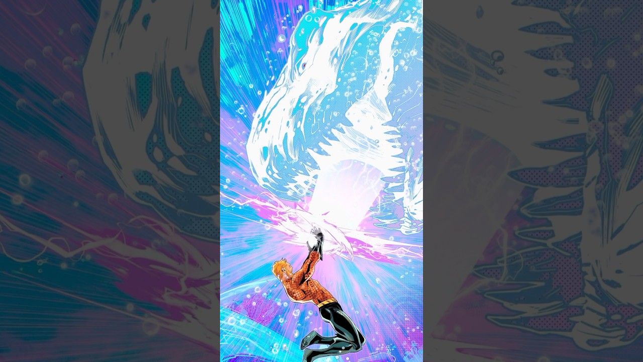 Aquaman Faces a Close Call Against a Powerful Water Elemental! 🌊