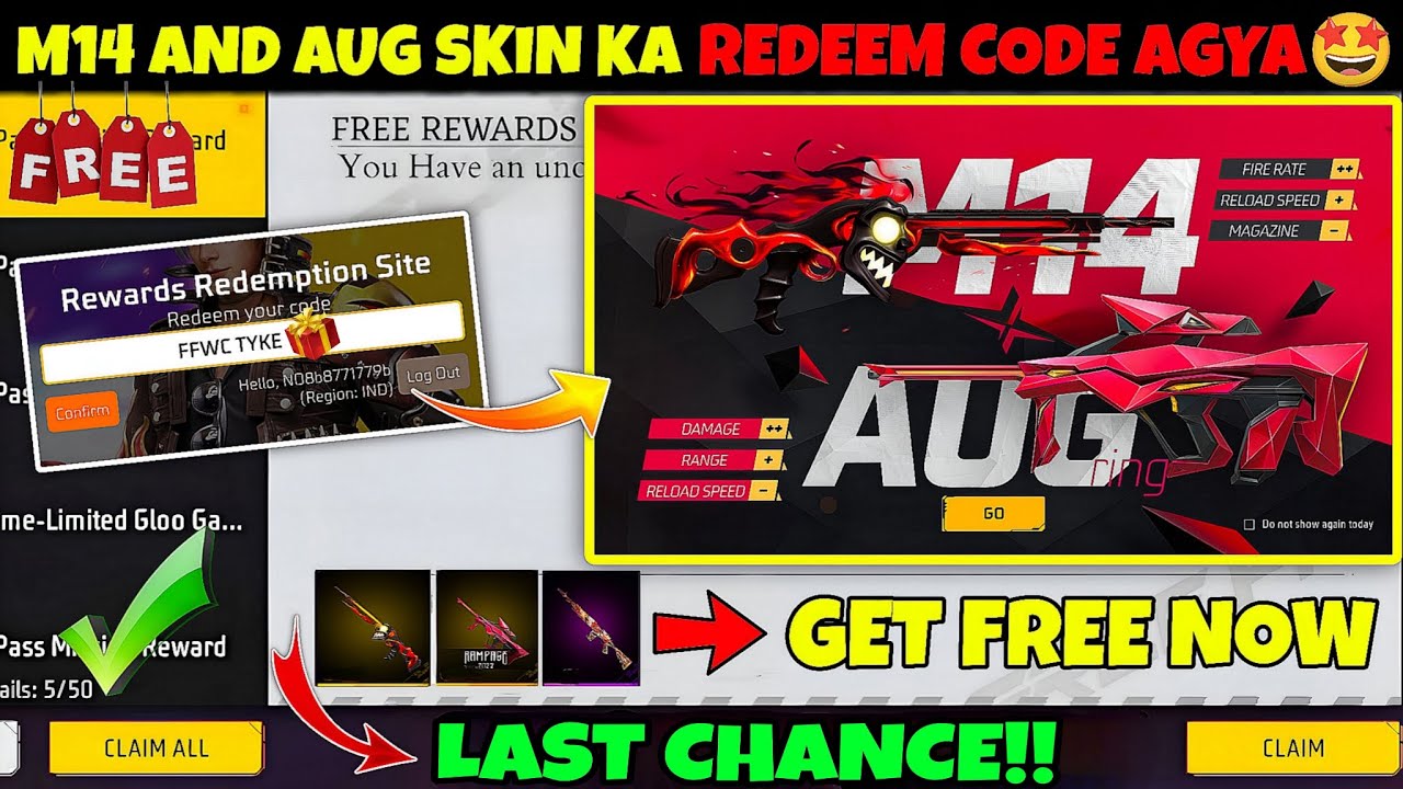 ๐ฅ Free Fire Redeem Codes for October 27 โ Grab Your Rewards Now!
