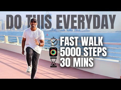 5000 Steps Speed Walk at Home in 30 minutes| Fat Burn Walk