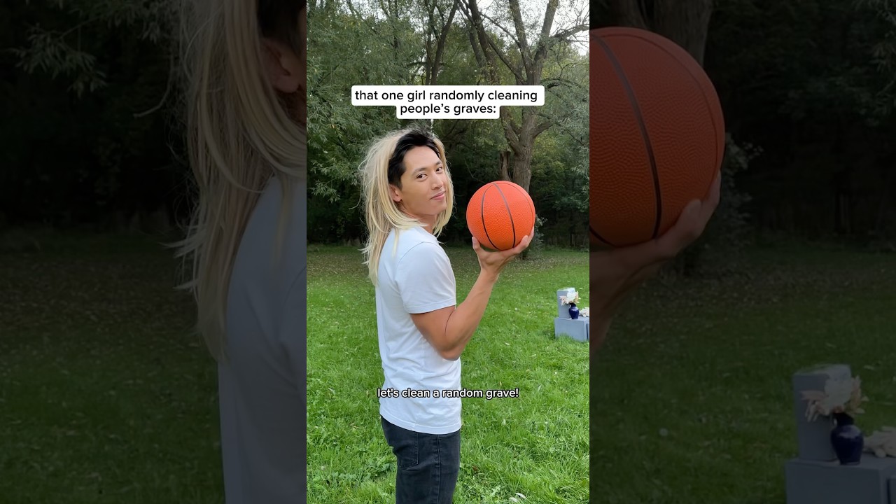 Hilarious Grave Cleanup Challenge! π§Ήπ #Shorts