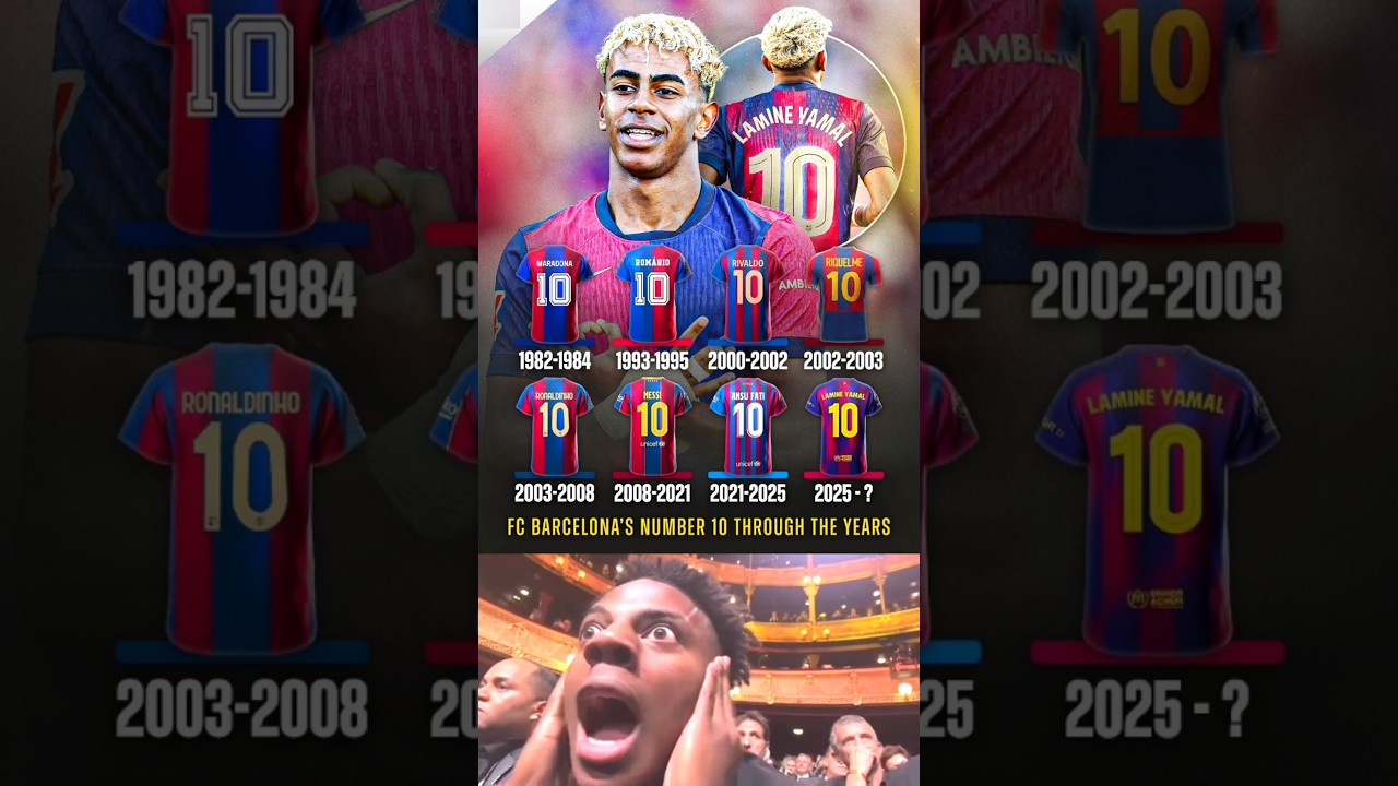 Lamine Yamal: The New Iconic Number 10 for FC Barcelona 🌟