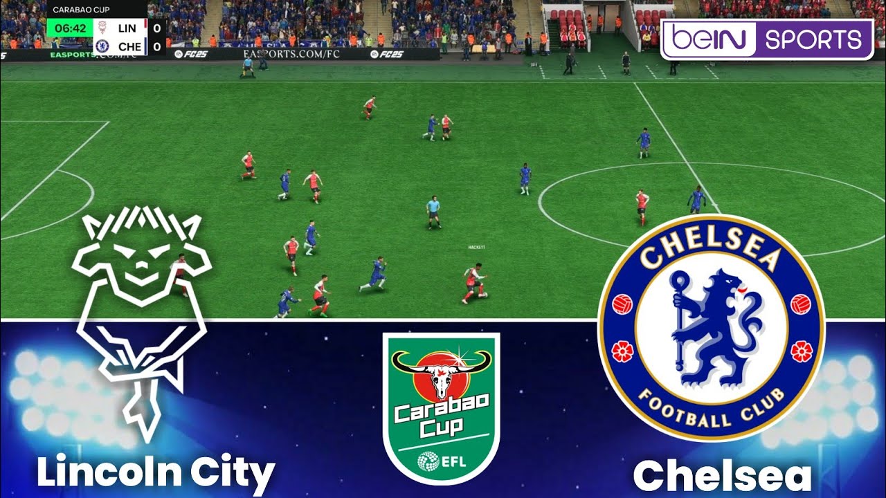 Lincoln City vs Chelsea | EFL Carabao Cup 2025/26 Full Match & Goals ⚽