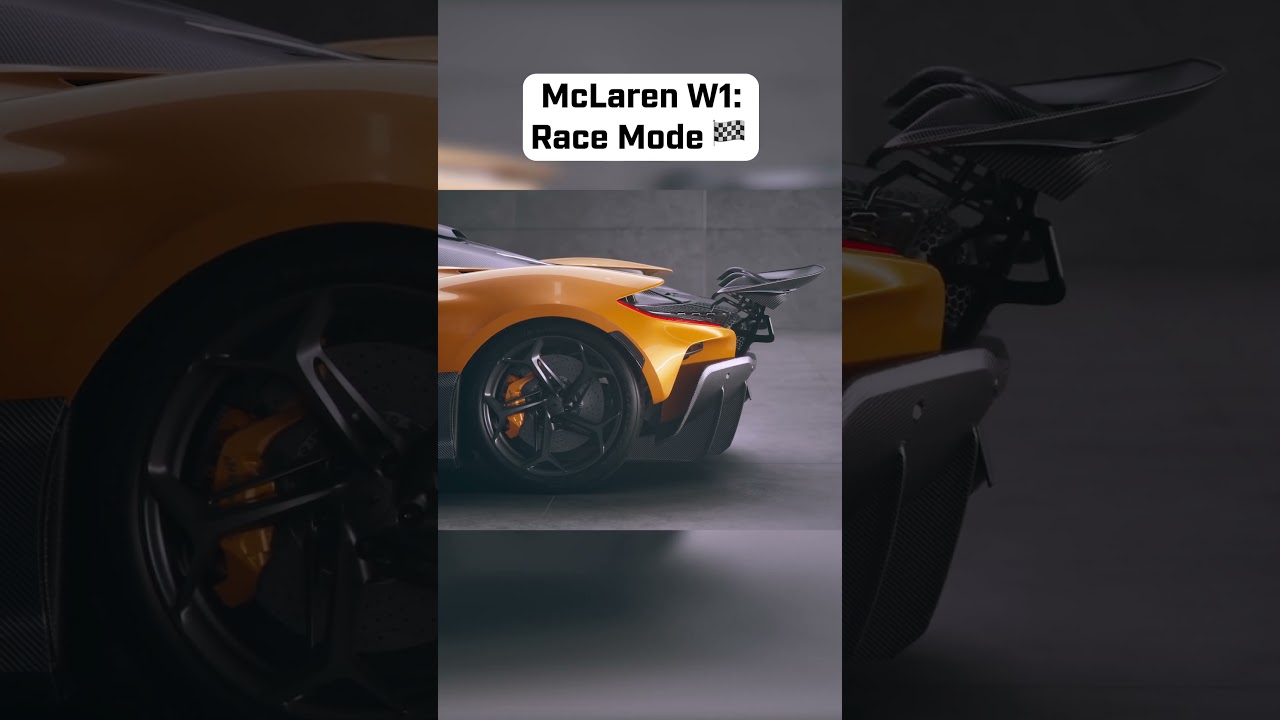 Discover the McLaren W1's Revolutionary Retractable Wing! 🚗