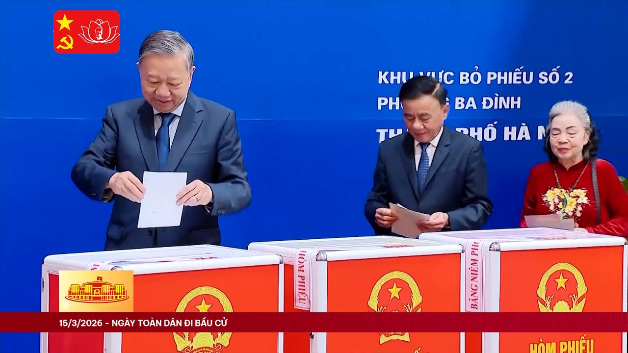 Lãnh đạo Đảng, Nhà nước tham gia bỏ phiếu 🗳️