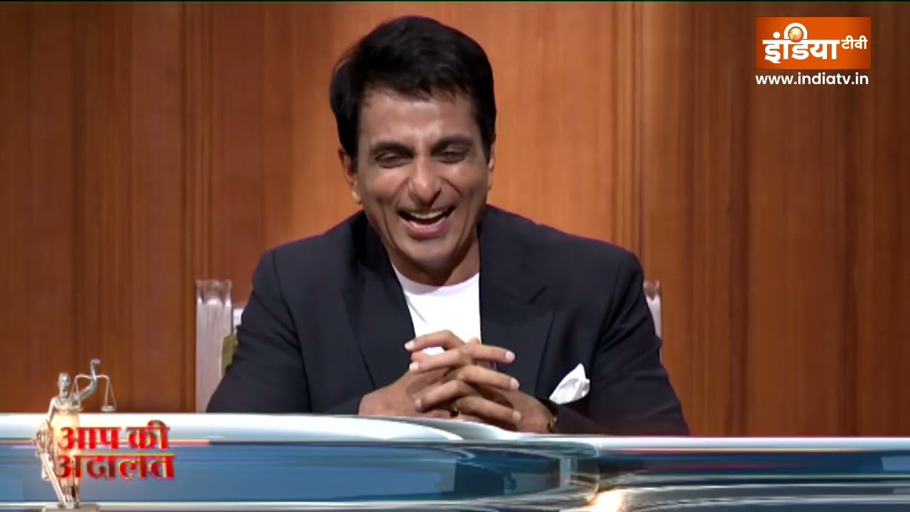 Sonu Sood's Funny Encounter on Aap Ki Adalat ЁЯШК