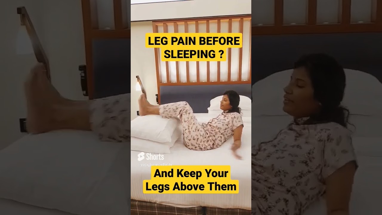 Relieve Severe Leg Pain Instantly Before Bed 💤 | Easy Yoga Tips