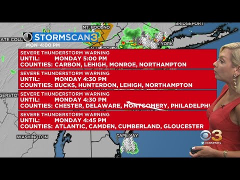 Philadelphia Weather: Severe Thunderstorm Warnings