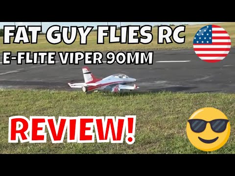 E-FLITE VIPER 90MM GREAT REVIEW!! by Fat Guy Flies RC