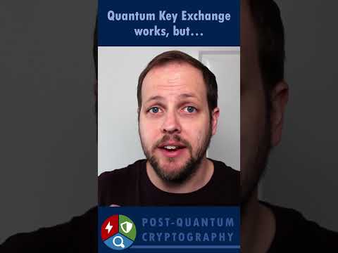 Quantum Key Exchange works, but… #shorts