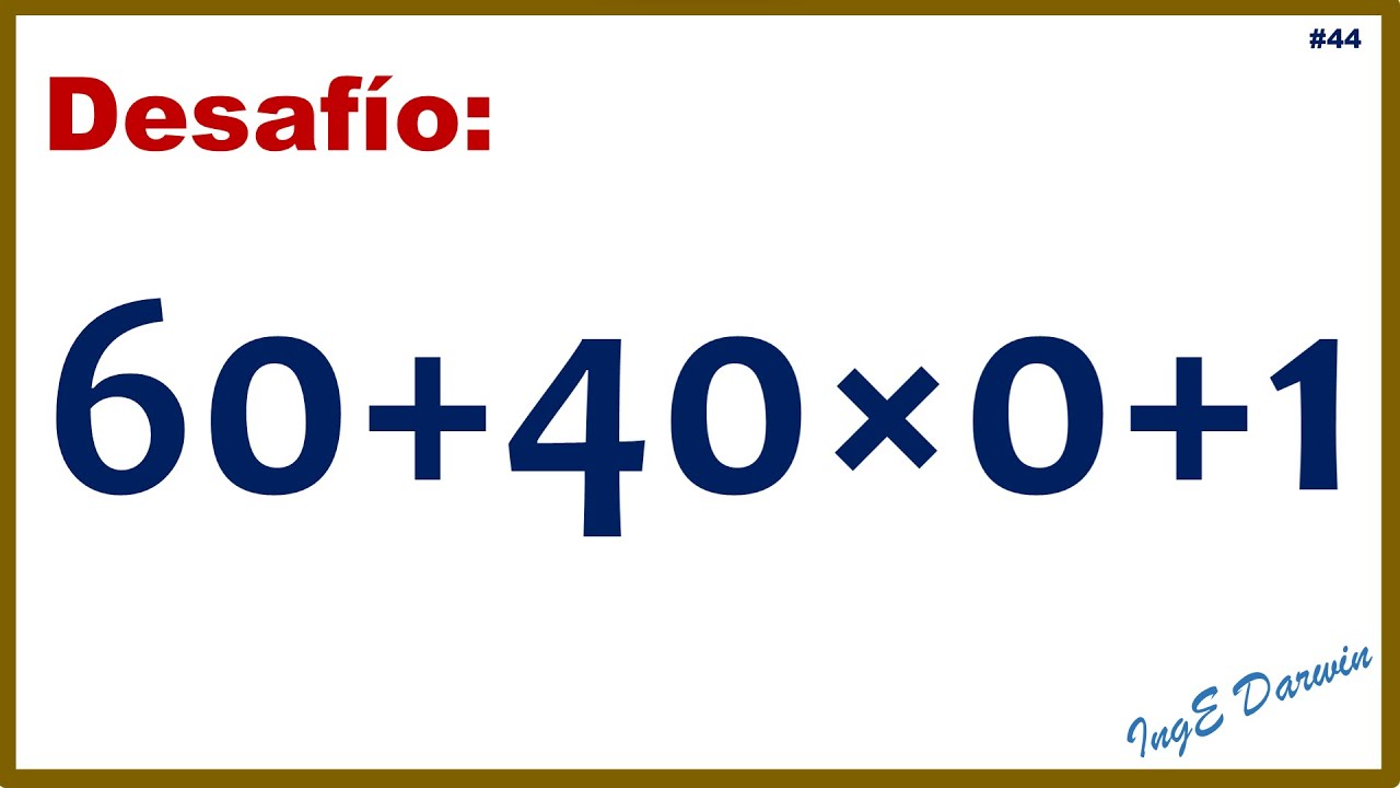 ¡Desafío Matemático! Resuelve este reto de operaciones combinadas 🧮