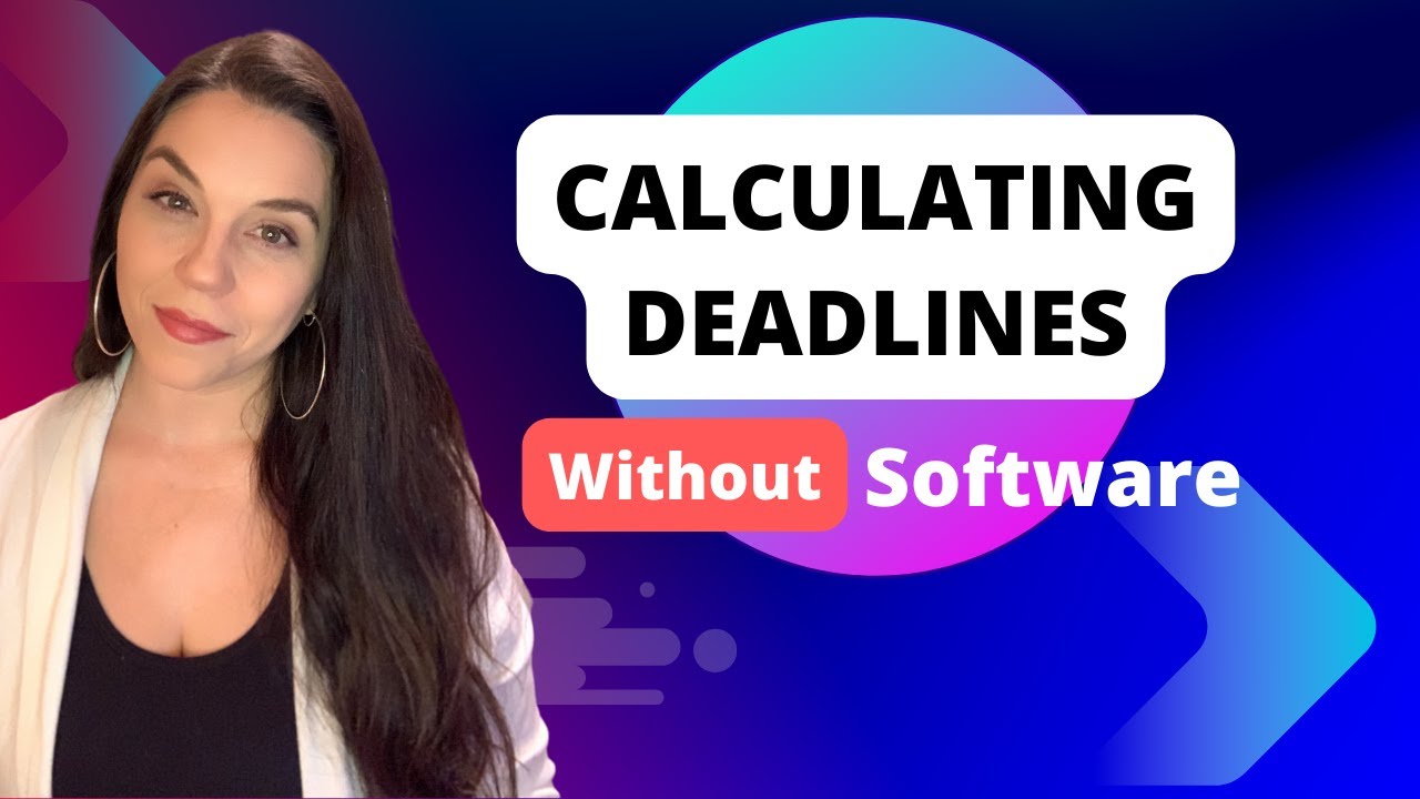Manual Deadline Calculation: A Cautionary Tale 📅