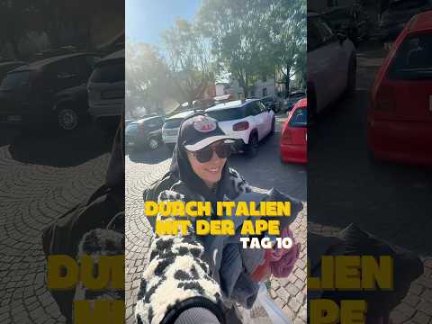 Tag 10 auf meiner Reise von München aus mit meiner Ape durch Italien 🇮🇹 #ape #foodtour #italien