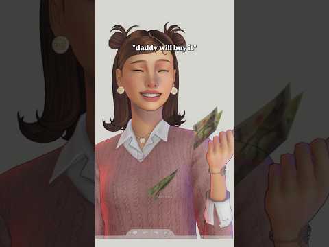 grow up with my sim! RICHES to RAGS edition 💲 the sims 4 #shorts #sims4