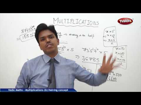 Multiplications in Vedic Maths | Halving Concept | Speed Maths | Vedic Mathematics