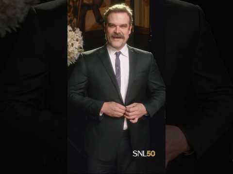 David Harbour said I’m the famous one?😭 #davidharbour #colewalliser #glambotbts #livefrome #snl50