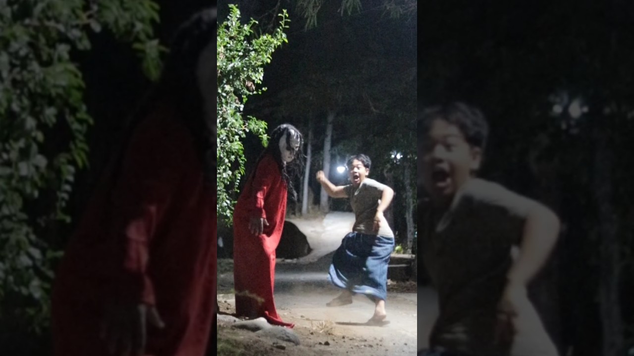 NGAKAK π€ PRANK KUNTILANAK PALING JAHIL & LUCU π€£ #funny #ghost #lucu #prank #viral