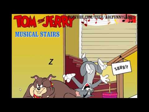 Tom and Jerry Musical Stairs Wake up Spike Bulldog Game for Kids