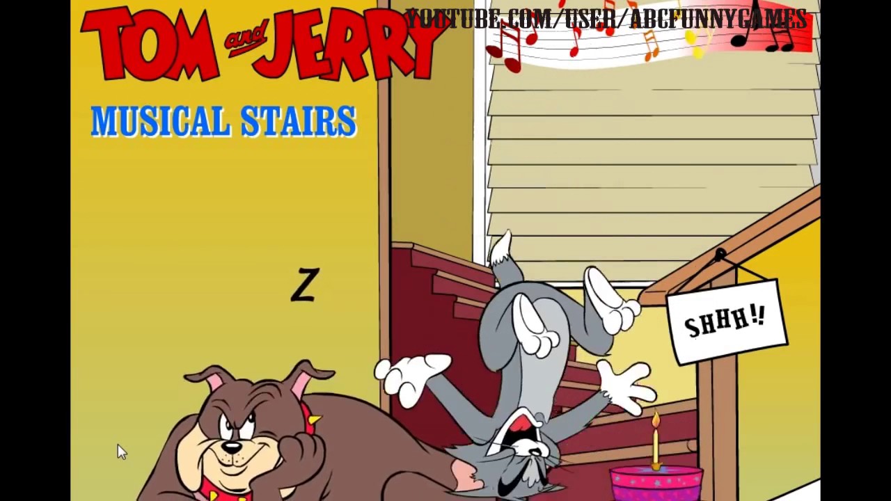 Tom and Jerry Musical Stairs Wake Up Spike Bulldog - Kids' Game