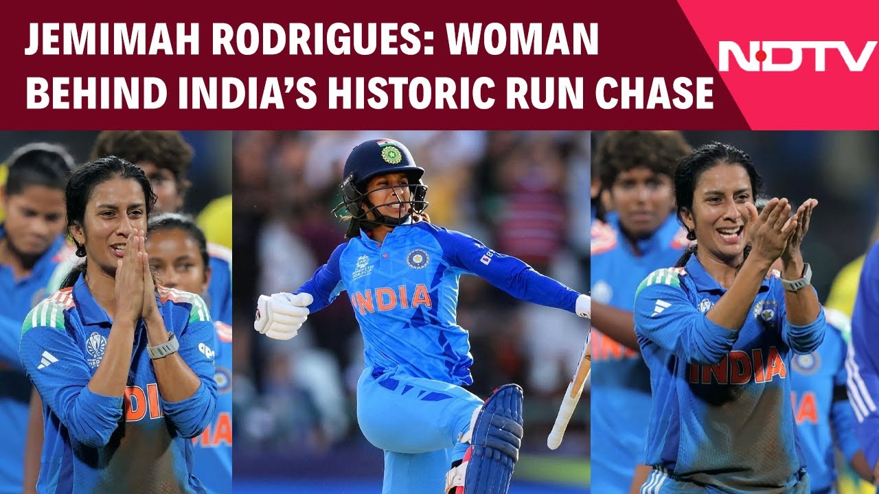 Jemimah Rodrigues Leads India to Historic Win in Women's World Cup Final Chase 🏆