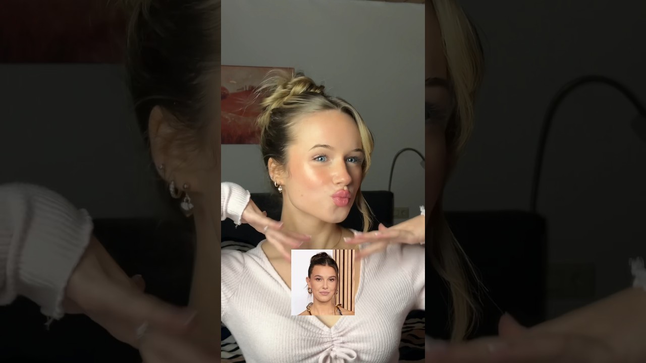 Millie Bobby Brown updo! #milliebobbybrown #updo #updohairstyles #hairstyle #hairtutorial #hairideas