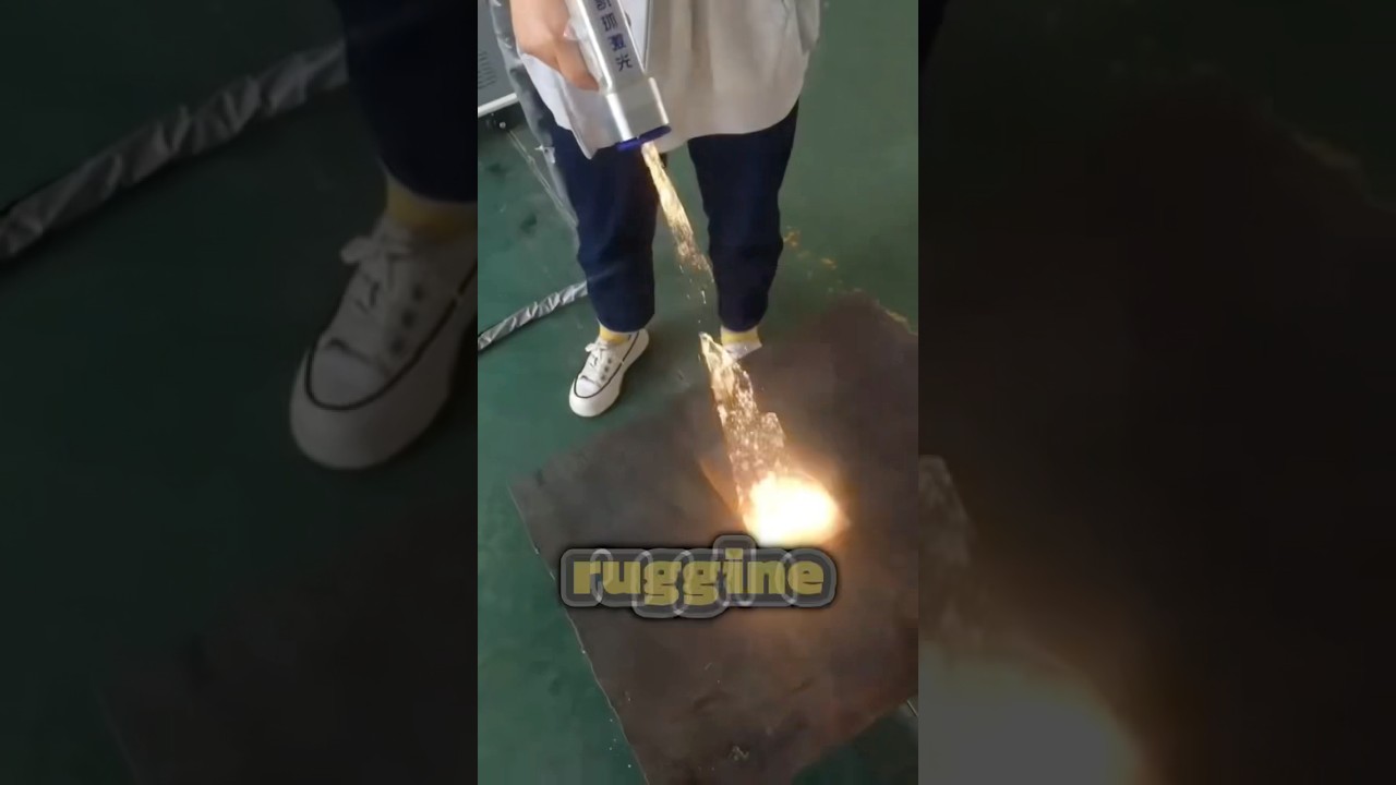 Pistola laser che elimina la ruggine ⚡