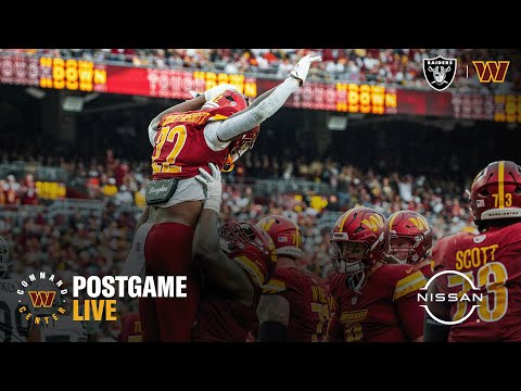 Bounce Back in Landover | Postgame LIVE: Commanders Defeat Raiders | NFL Week 3