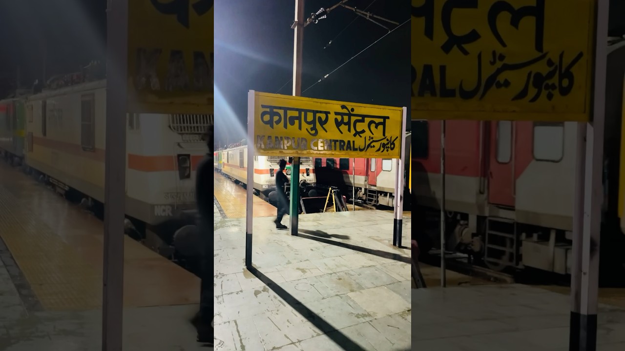 Kanpur Central Railway Station 🚉 #Shorts