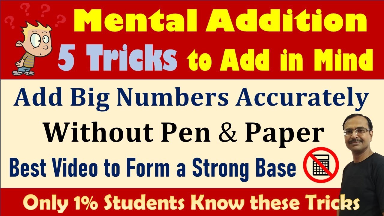Mental Addition II: 5 Tips & Tricks to Add Fast ðŸ§