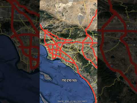 A Guide To Los Angeles's Freeways #geography