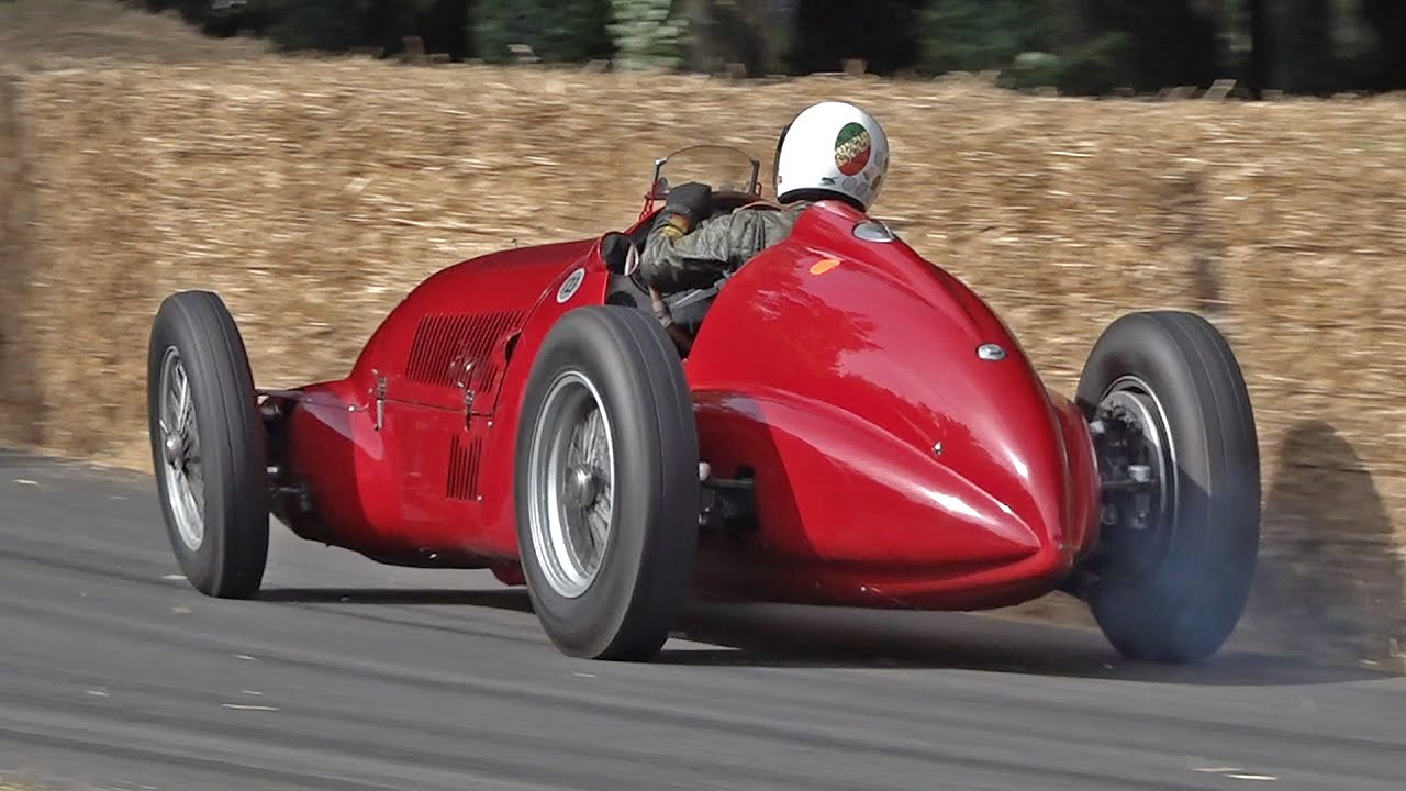 1938 Alfa Romeo 308C Flatout at Goodwood FOS 🚗