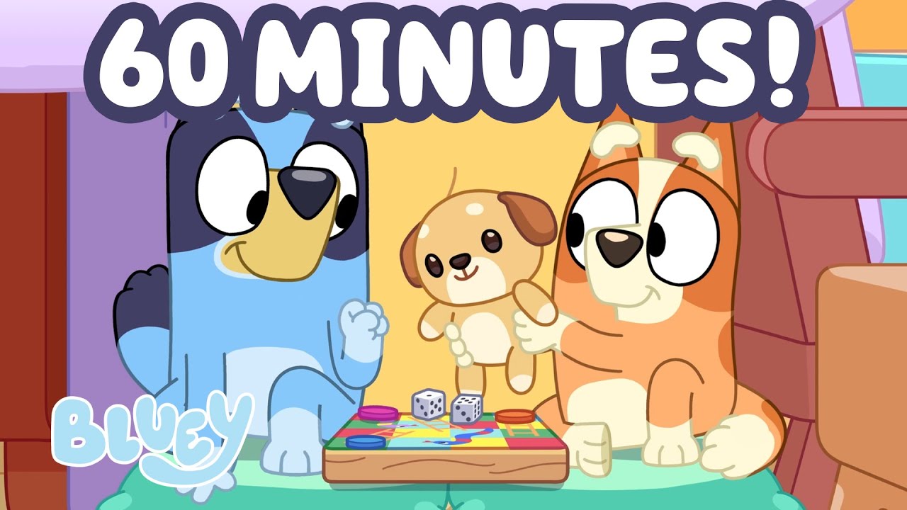 🔴 Live: 1 Hour of Bluey Family Fun & Lessons