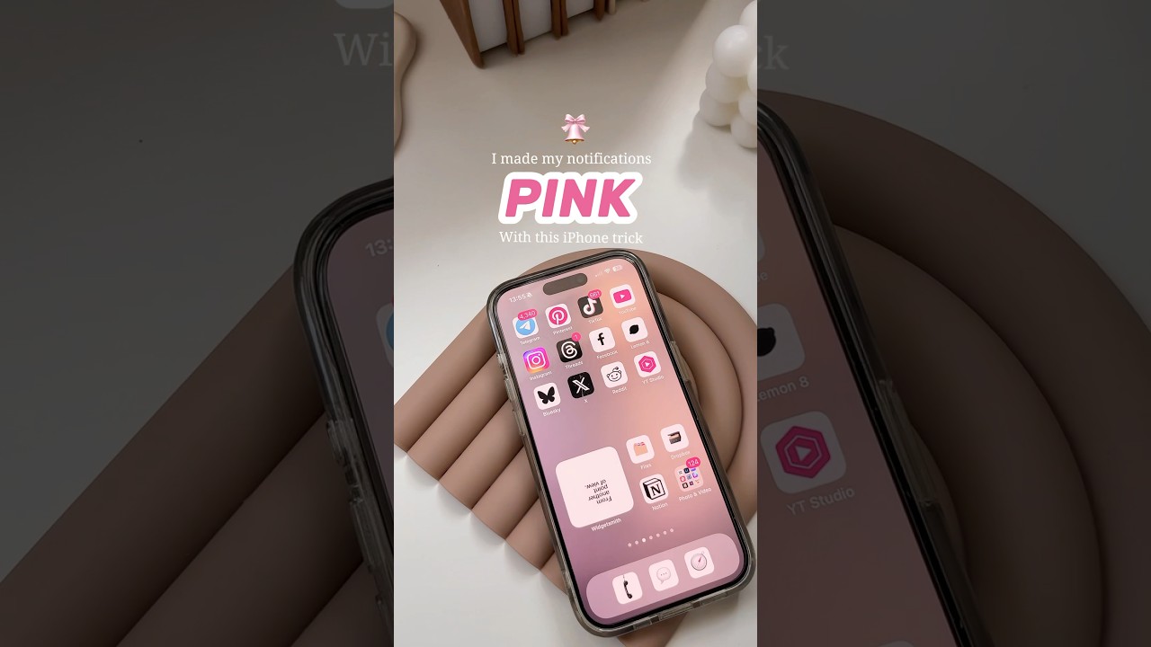 Make Your iPhone Notifications Pink π