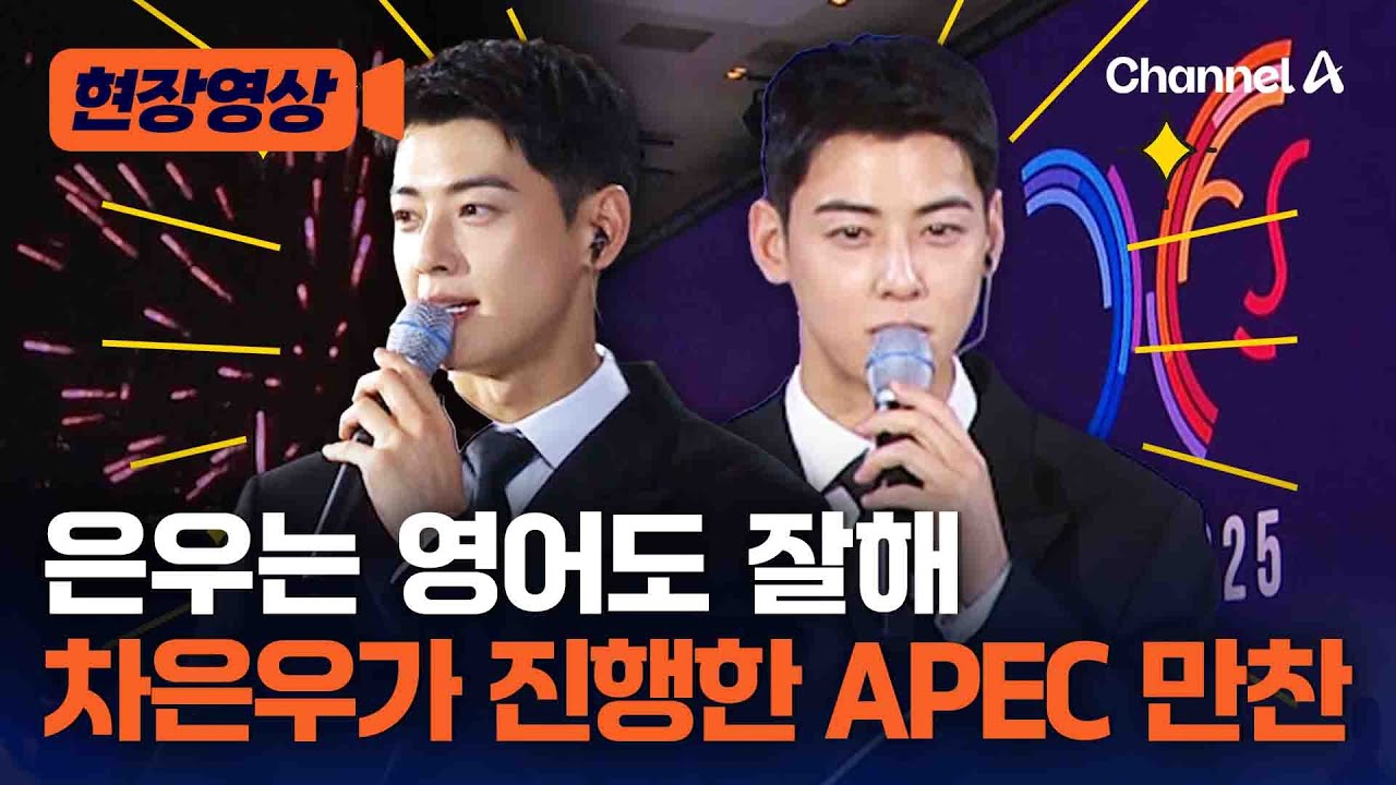차은우, APEC 만찬 공연 진행하며 글로벌 무대 빛내다 🌏