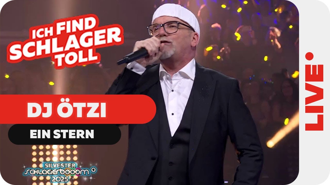 DJ Ötzi performs 'Ein Stern' at Silvester Schlagerbooom 2025