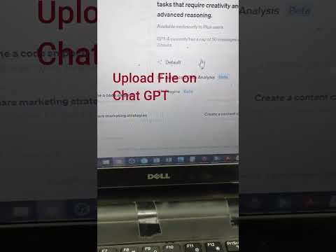 How to Upload file on ChatGPT #chatgpt #gpt4 #chatgpt4